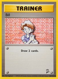 Bill #118/130 – Base Set 2 Pokémon Card | Vintage WOTC TCG