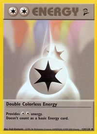 Double Colorless Energy #124/130 – Base Set 2 Pokémon Card | Vintage WOTC TCG